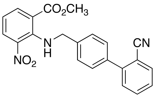 2-[[(2'-Cyano[1,1'-biphenyl]-4-yl)methyl]amino]-3-nitro-benzoic Acid Methyl Ester - image 1