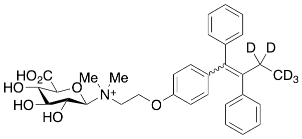 (E,Z)-Tamoxifen-d5 N-beta-D-Glucuronide (~90%) - image 1