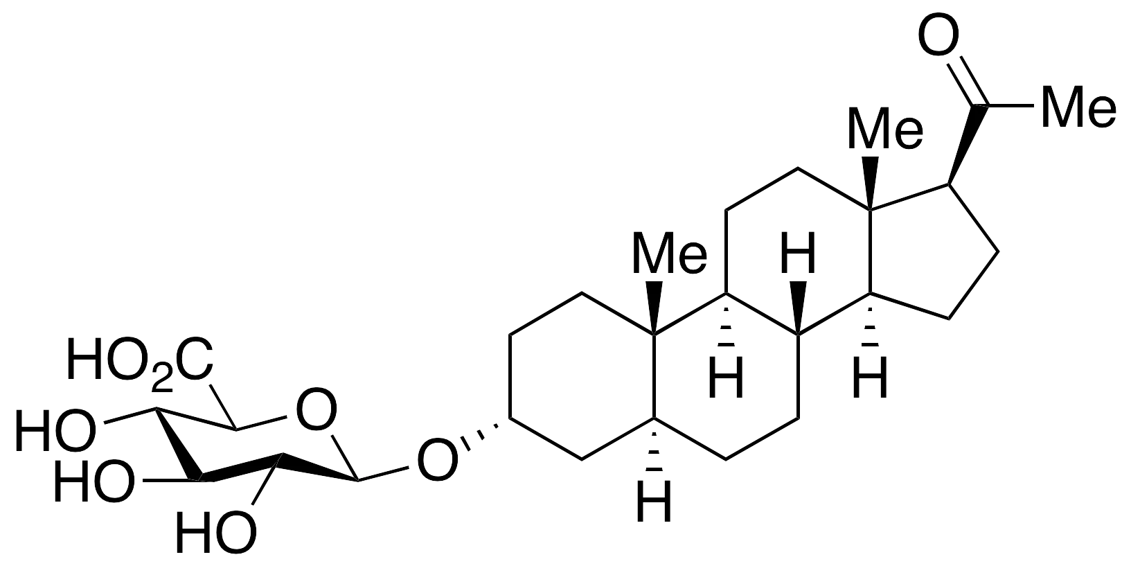 (3alpha)-Allopregnanolone 3-beta-D-Glucuronide - image 1