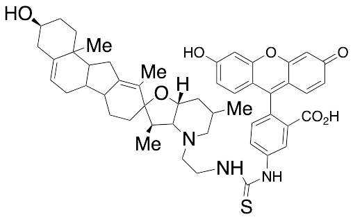 N-(5-Fluoresceinyl)-N’-(2-cyclopamineethyl)thiourea - image 1