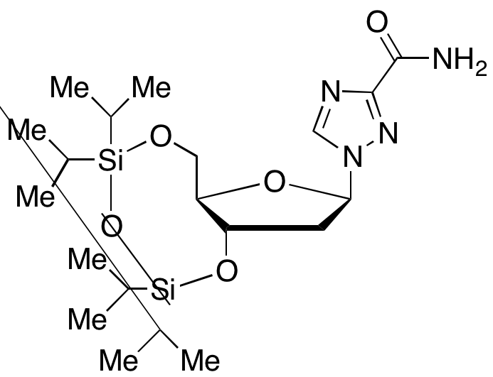 1-[2-Deoxy-3,5-O-[1,1,3,3-tetrakis(1-methylethyl)-1,3-disiloxanediyl]-Beta-D-erythro-pentofuranosyl]-1H-1,2,4-triazole-3-carboxamide - image 1