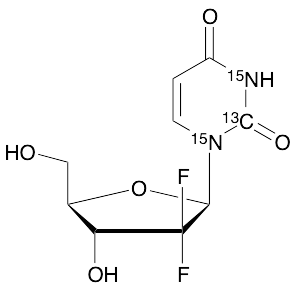 2’,2’-Difluoro-2’-deoxyuridine-13C,15N2 - image 1