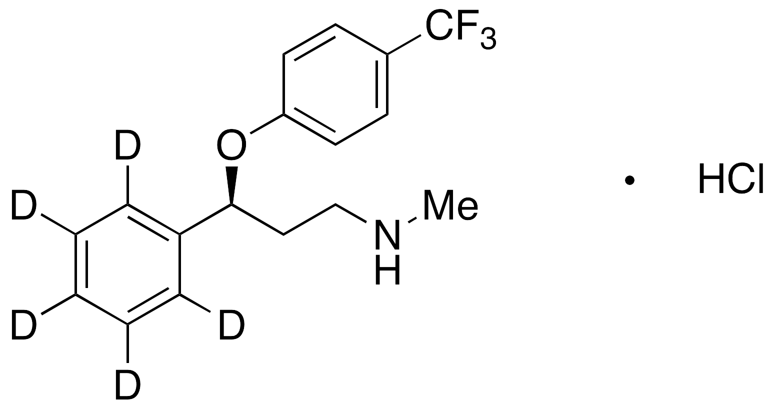 (S)-Fluoxetine-d5 Hydrochloride - image 1