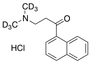 3-(Dimethylamino)-1-(1-naphthalenyl)-1-propanone Hydrochloride-D6 - image 1