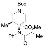rac-1-t-Boc-3-methyl-4[N-(1-oxopropyl)-N-(phenylamino]isonipecotic Acid Methyl Ester - image 1