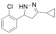 5-(2-Chlorophenyl)-3-cyclopropyl-4,5-dihydro-1H-pyrazole - image 1