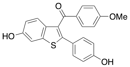 [6-Hydroxy-2-(4-hydroxyphenyl)benzo[b]thien-3-yl](4-methoxyphenyl)methanone (>80%) - image 1