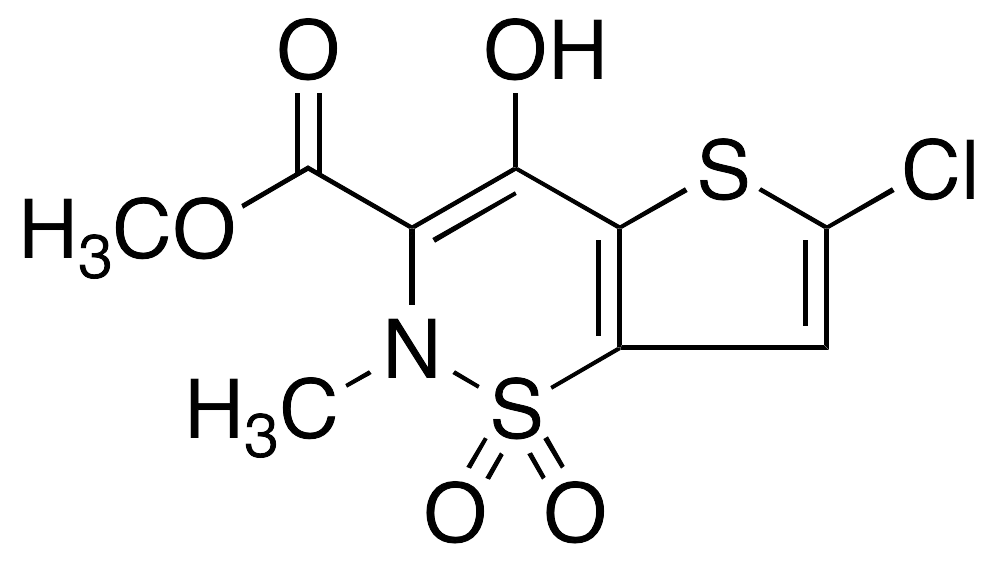 6-Chloro-4-hydroxy-2-methyl-2H-thieno[2,3-e]-1,2-thiazine-3-carboxylic Acid Methyl Ester 1,1-Dioxide - image 1