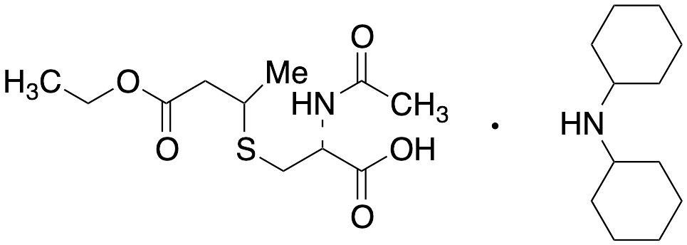 N-Acetyl-S-(2-ethoxycarbonylethyl-1-methyl)-L-cysteine, Dicyclohexylammonium Salt(Mixture of Diastereomers) - image 1