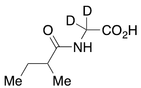 2-Methylbutyrylglycine-d2 - image 1