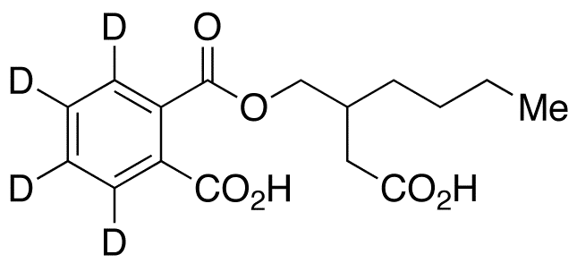 Mono[2-(carboxymethyl)hexyl] Phthalate-d4 - image 1