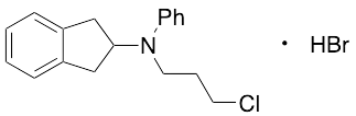 N-(3-Chloropropyl)-N-phenyl-2-indanamine Hydrobromide - image 1