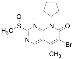 6-Bromo-8-cyclopentyl-5-methyl-2-(methylsulfinyl)pyrido[2,3-d]pyrimidin-7(8H)-one - image 1