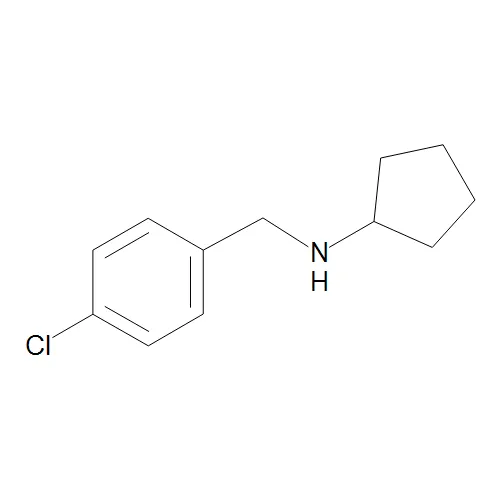 N-[(4-chlorophenyl)methyl]cyclopentanamine - image 1