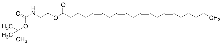(5Z,8Z,11Z,14Z)-5,8,11,14-Eicosatetraenoic Acid 2-[[(1,1-Dimethylethoxy)carbonyl]amino]ethyl Ester - image 1