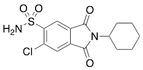 6-Chloro-2-cyclohexyl-2,3-dihydro-1,3-dioxo-1H-isoindole-5-sulfonamide - image 1