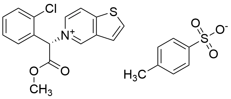 (S)-5-(1-(2-Chlorophenyl)-2-methoxy-2-oxoethyl)thieno[3,2-c]pyridin-5-ium 4-methylbenzenesulfonate Salt - image 1