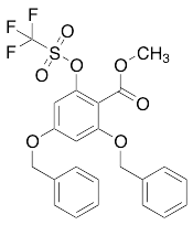 Methyl 2,4-Dibenzyloxy-6-[(trifluoromethanesulfonyl)oxy]benzoate - image 1