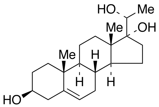 (3Beta,20R)-Pregn-5-ene-3,17,20-triol - image 1