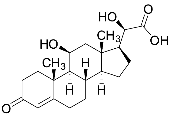 11beta,20beta-Dihydroxy-3-oxopregn-4-en-21-oic acid - image 1