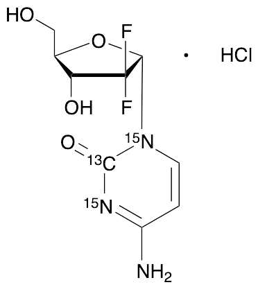 1’-Epi Gemcitabine-13C,15N2 Hydrochloride - image 1