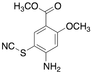 Methyl 4-Amino-2-methoxy-5-thiocyanobenzoate - image 1
