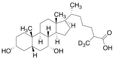 3Alpha,7Alpha-Dihydroxycoprostanic Acid-d3 - image 1