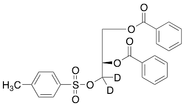 (R)-2,3-Di(benzoyloxy)propyl-1,1-d2 4-Toluenesulfonate - image 1
