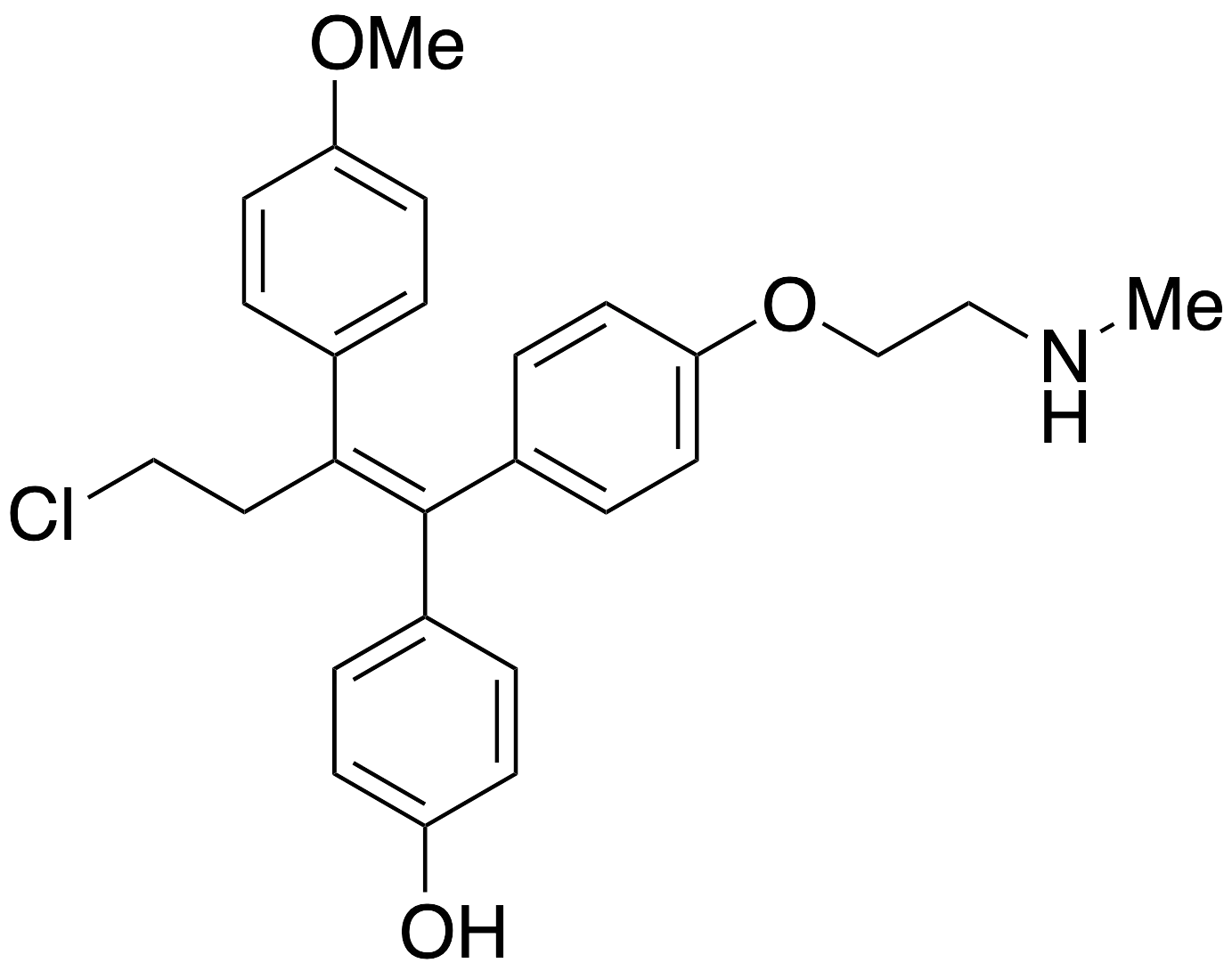 Hydroxymethoxy-N-desmethyl Toremifene - image 1