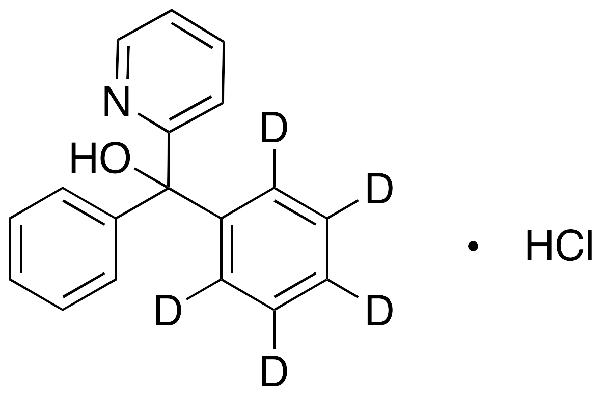 Alpha,Alpha-Diphenyl-2-pyridinemethanol Hydrochloride-d5 - image 1
