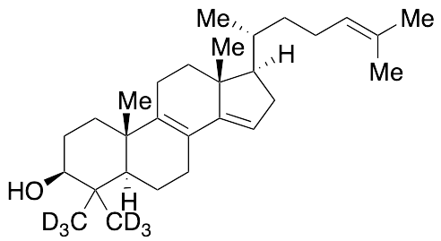 (3Beta,5Alpha)-4,4-Dimethylcholesta-8,14,24-trien-3-ol-d6 (Contain up to 15% Delta25 isomer) - image 1