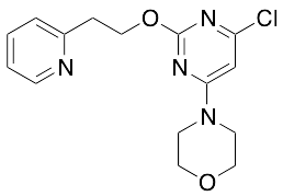 4-[6-Chloro-2-(2-(pyridin-2-yl)ethoxy)pyrimidin-4-yl]morpholine - image 1