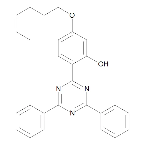 2-(4,6-Diphenyl-1,3,5-triazine-2-yl)-5-[(hexyl)oxy]phenol - image 1
