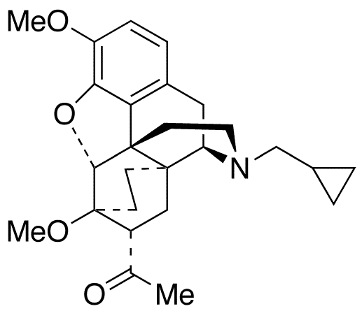1-[(5Alpha,7Alpha)-17-(Cyclopropylmethyl)-4,5-epoxy-18,19-dihydro-3,6-dimethoxy-6,14-ethenomorphinan-7-yl]ethanone - image 1