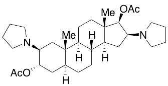 (2Beta,3Alpha,5Alpha,16Beta,17Beta)-2,16-di-1-Pyrrolidinylandrostane-3,17-diol 3,17-Diacetate - image 1