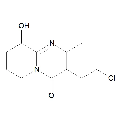 3-(2-Chloroethyl)-6,7,8,9-tetrahydro-9-hydroxy-2-methyl-4H-pyrido[1,2-a]pyrimidin-4-one - image 1