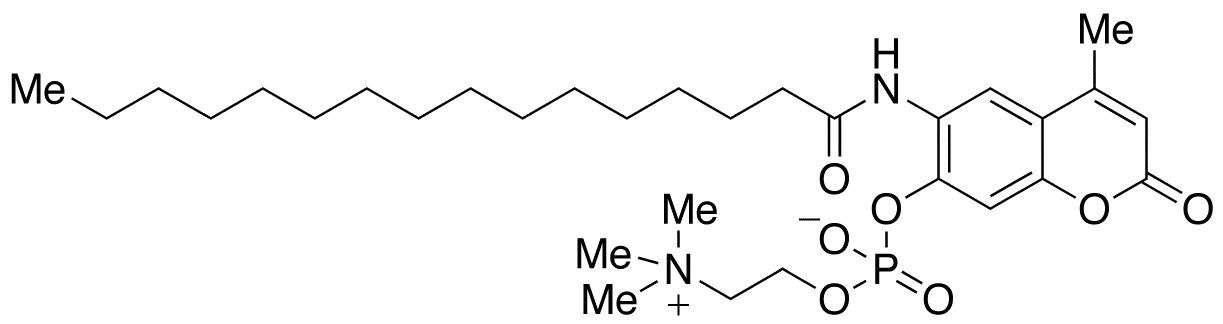 6-Hexadecanoylamino-4-methylumbelliferyl Phosphorylcholine - image 1
