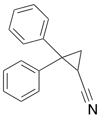 2,2-Diphenylcyclopropanecarbonitrile - image 1