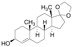17,17-(Ethylenedioxy)androst-4-en-3Beta-ol - image 1