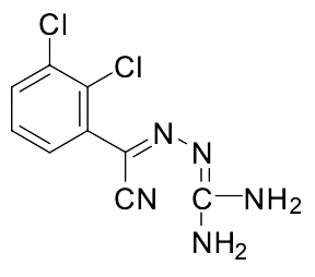 2-(2,3-Dichlorphenyl)-2-(guanidinylimino)acetonitrile - image 1