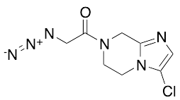2-Azido-1-(3-chloro-5,6-dihydroimidazo[1,2-a]pyrazin-7(8h)-yl)ethan-1-one - image 1