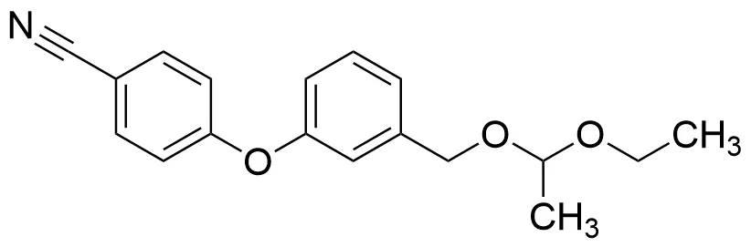 4-(3-((1-Ethoxyethoxy)methyl)phenoxy)benzonitrile - image 1