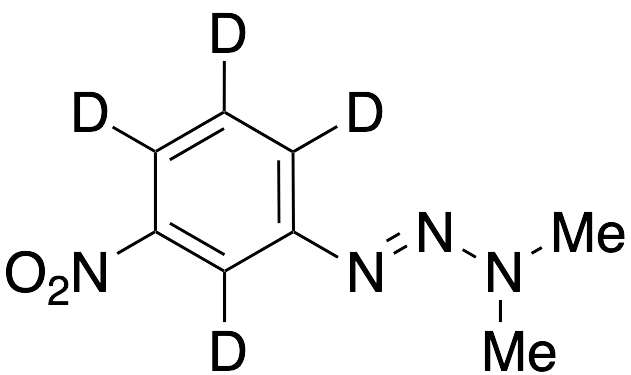 3,3-Dimethyl-1-(3-nitrophenyl-2,4,5,6-d4)triaz-1-ene - image 1