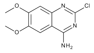 4-Amino-2-chloro-6,7-dimethoxyquinazoline - image 1