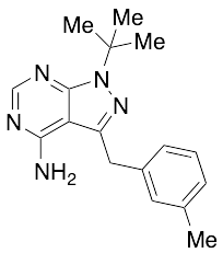 4-Amino-1-tert-butyl-3-(3-methylbenzyl)pyrazolo[3,4-d]pyrimidine - image 1