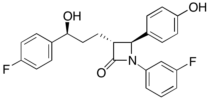 N-Des(4-Fluorophenyl)-N-(3-fluorophenyl) Ezetimibe - image 1