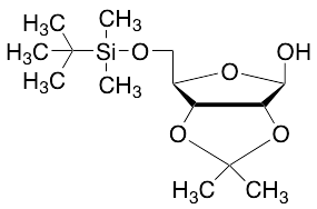 5-O-tert-Butyldimethylsilyl-2,3-O-isopropylidene-D-ribose - image 1