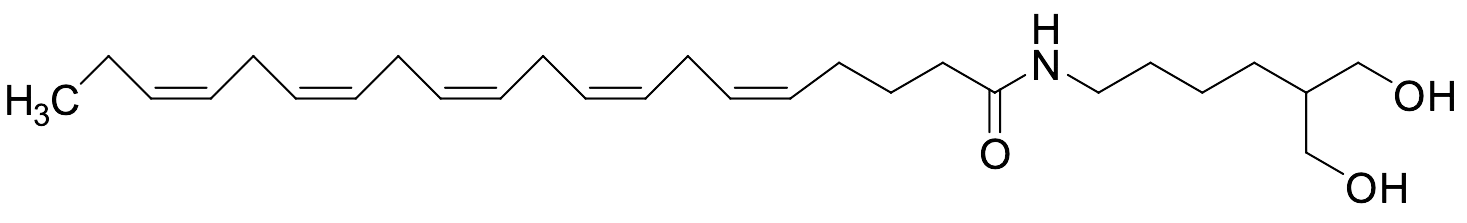 (5Z,8Z,11Z,14Z,17Z)-N-[6-Hydroxy-5-(hydroxymethyl)hexyl]-5,8,11,14,17-eicosapentaenamide - image 1
