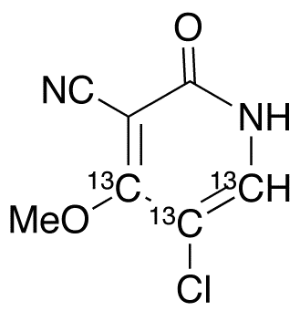 3-Cyano Gimeracil-13C3 Methyl Ether - image 1