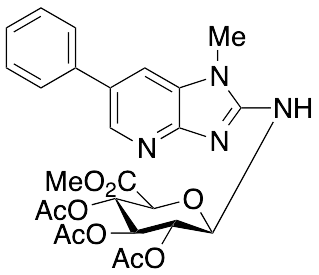 2-Amino-1-methyl-6-phenylimidazo[4,5-b]pyridine N-Beta-D-Glucuronide Triacetate - image 1